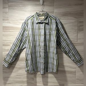 Tommy Bahama Island Modern Fit Long Sleeve Button Down Shirt Men’s XXL